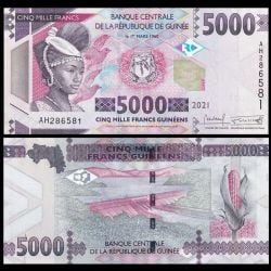 GUINEA -  5000 FRANCS 2021 (UNC)