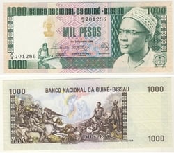 GUINEA-BISSAU -  1000 PESOS 1978 (UNC) 8B