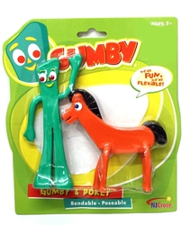 GUMBY -  BENDABLE GUMBY AND POKEY (6