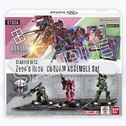 GUNDAM CARD GAME -  GUNDAM ASSEMBLE SET : ZEON'S RUSH - STARTER DECK (ENGLISH) ST03A