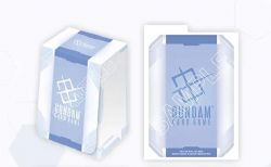 GUNDAM CARD GAME -  PLASTIC DECK BOX - 2 EXCLUSIVE RESSOURCE CARDS SET 1 - LOGO (ENGLISH)