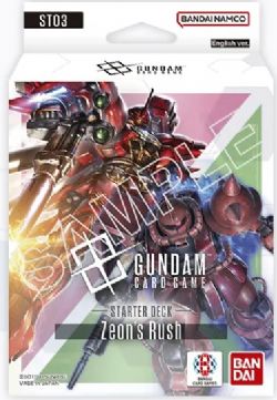 GUNDAM CARD GAME -  ZEON'S RUSH - STARTER DECK (ENGLISH) ST-03