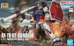 GUNDAM -  HG - GUNDAM: THE ORIGIN - RX-78-02 GUNDAM - 1/144 -  HIGH GRADE