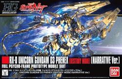 GUNDAM -  HG - MOBILE SUIT GUNDAM UNICORN - RX-0 UNICORN GUNDAM 03 PHENEX (DESTROY MODE) NARRATIVE VER. 1/144 -  HIGH GRADE