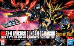 GUNDAM -  HGUC - GUNDAM UNICORN - RX-0 UNICORN GUNDAM 02 BANSHEE (DESTROY MODE) - 1/144 -  HIGH GRADE