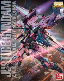 GUNDAM -  MG - GUNDAM SEED - ZGMF-X09A JUSTICE GUNDAM - 1/100 -  MASTER GRADE