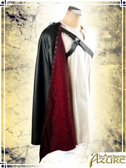 HALF-CAPES -  ASSASSIN'S LEATHER - RED