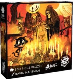 HALLOWEEN AT THE CEMETERY - PUZZLE (500 PIECES)