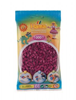 HAMA BEADS -  BEADS - PLUM (1000 PIECES)