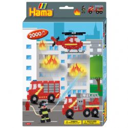HAMA BEADS -  FIRE FIGHTER (2000 PIECES)