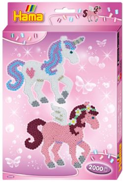 HAMA BEADS -  GIFT BOX - 3D UNICORN (2000 BEADS) 3454