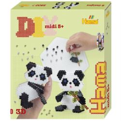 HAMA BEADS -  GIFT BOX - PANDA 3D (2000 BEADS) 3258