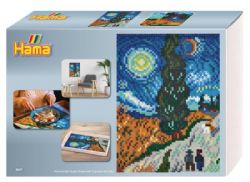 HAMA BEADS -  VINCENT VAN GOGH: ROAD WITH CYPRESS AND STAR (10000 PIECES)