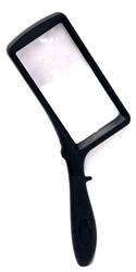 HANDLE MAGNIFIERS -  RECTANGULAR MAGNIFIER WITH LED LIGHT (2X-6X)