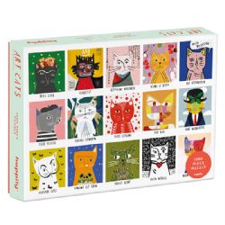 HAPPILY -  ART CATS (1000 PIECES) -  NIA GOULD