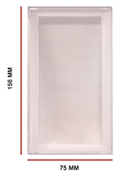 HARD PLASTIC BILL HOLDER (156 MM X 75 MM)