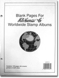 HARRIS WORLDWIDE -  BLANK PAGES FOR HARRIS WORLDWIDE ALBUMS