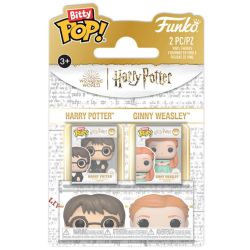 HARRY POTTER -  2-FIGURE BLISTER PACK - HARRY POTTER AND GINNY WEASLEY -  BITTY POP!