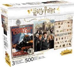 HARRY POTTER -  3 IN 1 PUZZLES (500 PIECES)