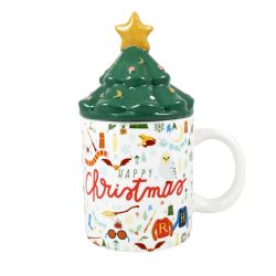 HARRY POTTER -  CERAMIC MUG WITH TOPPER 