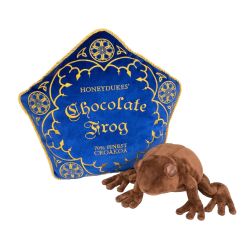 HARRY POTTER -  CHOCOLATE FROG PLUSH AND PILLOW -  THE NOBLE COLLECTION