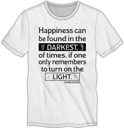 HARRY POTTER -  DUMBLEDORE QUOTE T-SHIRT - WHITE (ADULT)