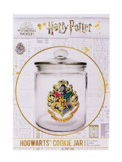 HARRY POTTER -  HARRY POTTER COOKIE JAR – HOGWARTS (GLASS) -  HARRY POTTER