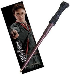 HARRY POTTER -  HARRY POTTER - WAND PEN AND BOOKMARK