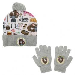 HARRY POTTER -  HERMIONE BEANIE AND GLOVES SET
