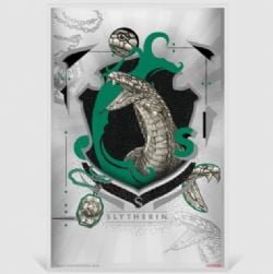 HARRY POTTER -  HOGWARTS HOUSE BANNERS: SLYTHERIN -  2020 NEW ZEALAND COINS 04