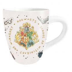 HARRY POTTER -  HOGWARTS VINTAGE CREST JUMBO MUG (25 OZ) -  CERAMIC MUG