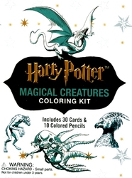 HARRY POTTER -  MAGICAL CREATURES - COLORING KIT