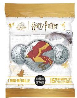 HARRY POTTER -  MINI-MEDAL: MAGICAL CREATURES AND OBJECTS - MYSTERY BAG -  2022 FRANCE COINS