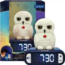 HARRY POTTER -  NIGHTLIGHT ALARM CLOCK - HEDWIG (MULTILINGUAL)