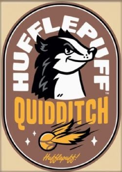 HARRY POTTER -  ''QUIDDITCH - HUFFLEPUFF STAMP'' MAGNET