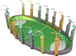 HARRY POTTER -  QUIDDITCH PITCH - 3 SHEETS