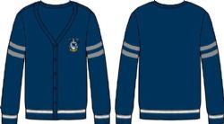 HARRY POTTER -  RAVENCLAW CREST BUTTON UP 
CARDIGAN SWEATER (ADULT)