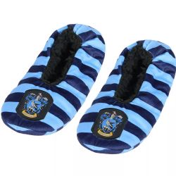 HARRY POTTER -  RAVENCLAW STRIPED SLIPPERS - MEDIUM