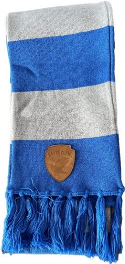 HARRY POTTER -  STRIPE CUFF SCARF - GREY/BLUE -  RAVENCLAW