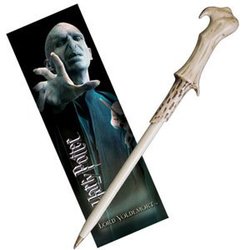 HARRY POTTER -  WAND PEN AND BOOKMARK -  VOLDEMORT