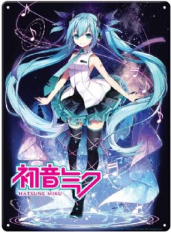 HATSUNE MIKU -  METAL WALL SIGN (11.5