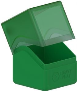 HEAVY PLAY -  DECK BOX - 100+ - GREEN