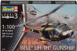 HELICOPTER -  BELL UH-1H GUNSHIP - 1/100 -  REVELL 04983