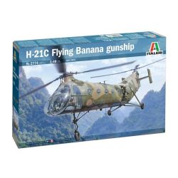 HELICOPTER -  H-21C FLYING BANANA GUNSHIP 1:48 -  ITALERI