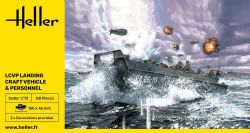 HELLER -  1/72 - LCVP LANDING CRAFT VEHICLE & PERSONAL 79995