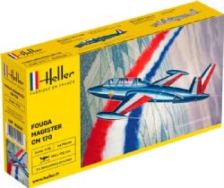 HELLER -  AIRSHIP - FOUGA MAGISTER CM-170 (1/72)
