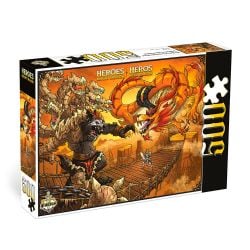 HEROES OF MOUNT DRAGON -  THE BATTLE OF THE FORBIDDEN DESERT (500 PIECES)