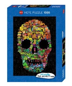 HEYE -  DOODLE SKULL (1000 PIECES) -  PENS ARE MY FRIENDS