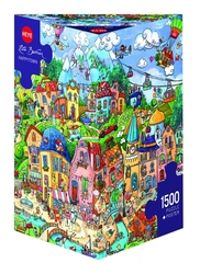 HEYE -  HAPPYTOWN (1500 PIECES) -  RITA BERMAN