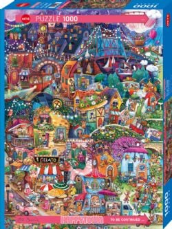 HEYE -  HAPPYTOWN, GOOD EVENING (1000 PIECES) -  RITA BERMAN